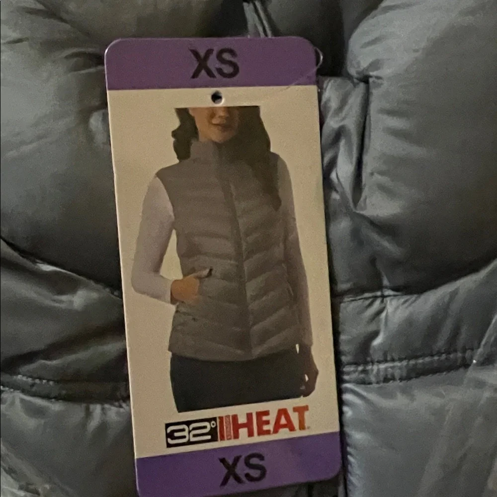 NWT‎ 32 degrees heat lightweight blue vest XL XS - Picture 4 of 4